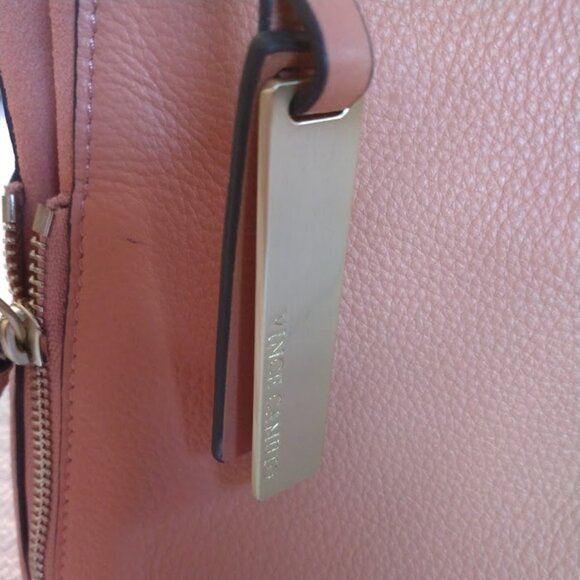 Vince Camuto Cory Hobo Leather Purse Handbag Southwest Style Peach/Coral/Mango - Picture 8 of 11